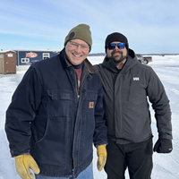 SMARCA joins Congressman Stauber at Ice Fishing Event