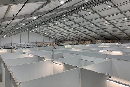 Contractor Completes COVID-19 Facility in Just 21 Days