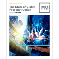 New Report from FMI: The State of Global Preconstruction