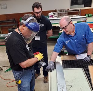 ITI Strike Force Training Focuses on Intricate Wall Panel Systems