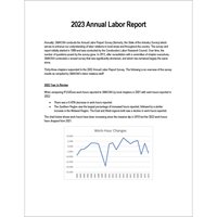 Read the 2023 Annual Labor Report