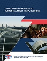 Establishing Overhead and Burden in a Sheet Metal Business