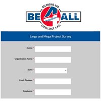Take the BE4ALL Large & Mega Project Survey
