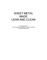 Sheet Metal Made Lean and Clean
