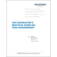 New Horizons Foundation Releases "The Contractors Practical Guide to Tool Management"