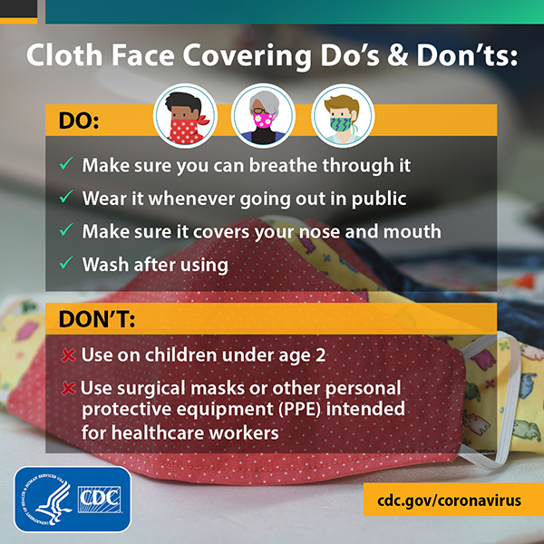 OSHA: Encourage Employees to Wear Face Coverings