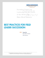 Best Practices for Field Leader Succession