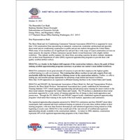 SMACNA Sends Letter to Congress Urging Updates for Apprenticeship Program Oversight
