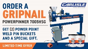 Carlisle PowerPinner 7005HSG promotional ad