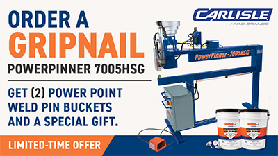 Carlisle-HVAC-Powerpinner-SMACNA-Article-Banner-Ad-400x225 Carlisle PowerPinner 7005HSG promotional ad