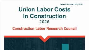 CLRC Union Labor Costs in Construction