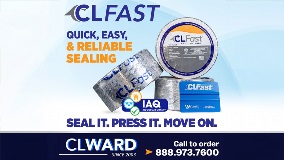 CLFast sealing tape product graphic.