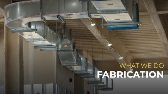 Fabricated ductwork at Carwile Mechanical